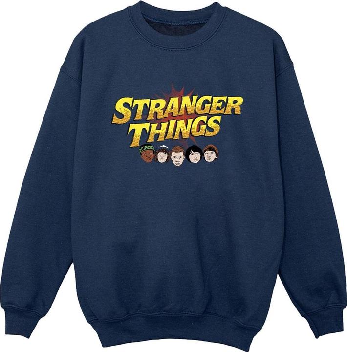 Netflix Stranger Things Comic Heads Sweatshirt Jungen