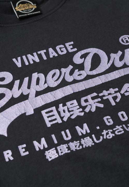 Actual product image Superdry Vl Metallic Relaxed Tee (10)