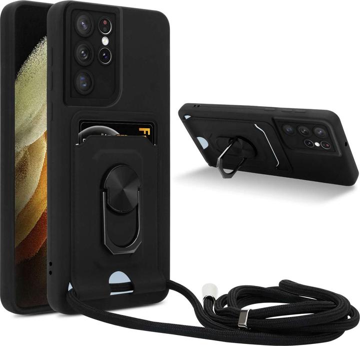 Cadorabo Handykette für Samsung Galaxy S21 ULTRA mit Standfunktion