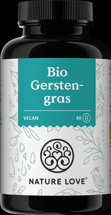 Produktbild Nature Love Bio Gerstengras (90 Stück, Kapseln, 55 g)