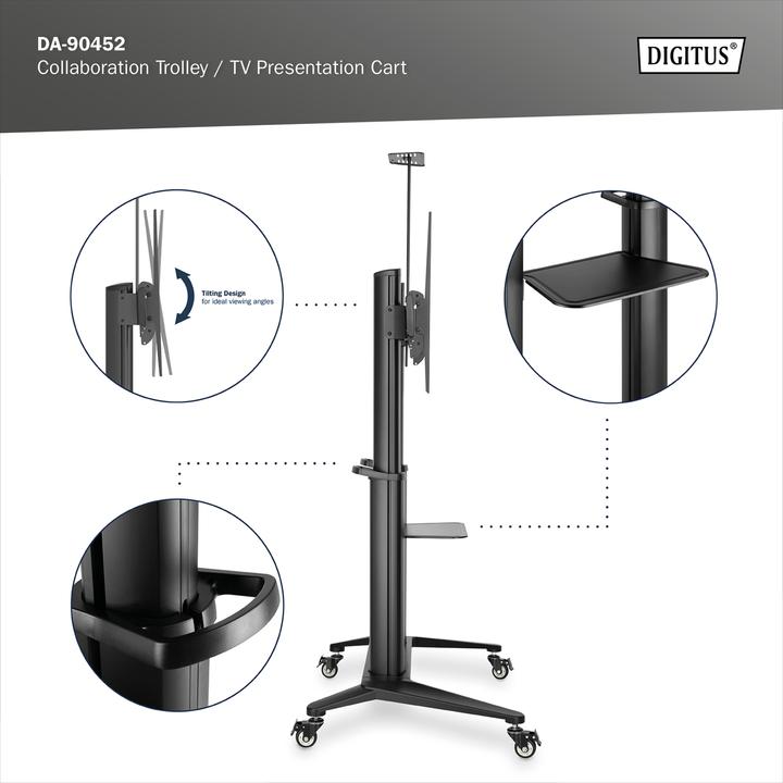 Image du produit Digitus DA-90452 (Universel, 120", 140 kg)