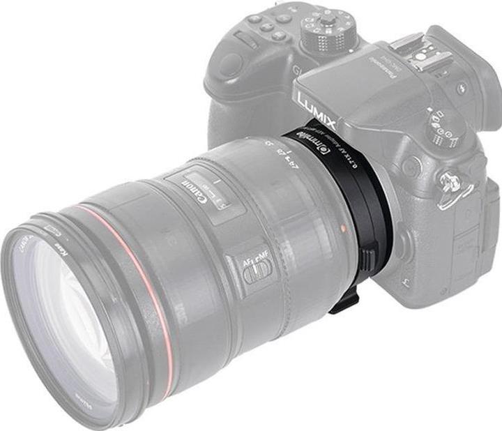 Produktbild Commlite Adapter Booster Canon EF zu MFT (Weitwinkelkonverter, Canon EF)