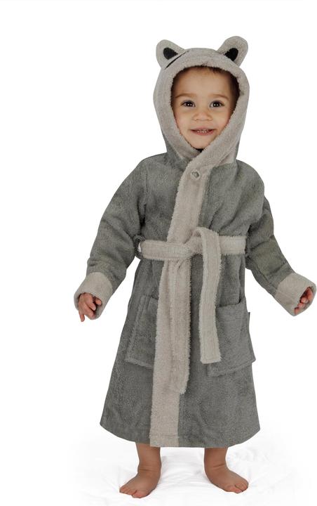 Actual product image Normani Frottee Bademantel für Kinder aus Bio-Baumwolle - 9703 (110, 116)