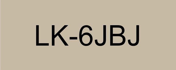 Immagine prodotto Epson LabelWorks LK-6JBJ - Nero su opaco (2.40 cm, Nero, Beige)