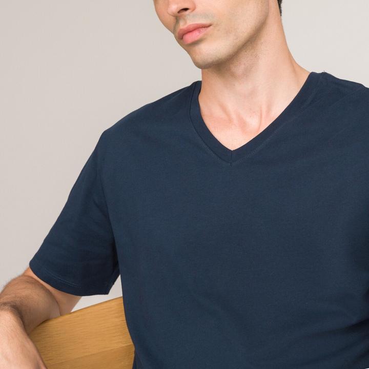 Immagine prodotto La Redoute Collections T-Shirt mit V-Ausschnitt (M)