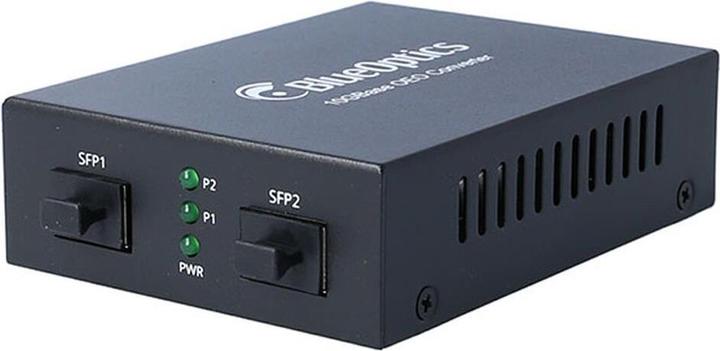 Actual product image BlueOptics 10G Ethernet Media Converter 2x SFP+ 300M Fiber (MM) - 10KM Fiber (SM)