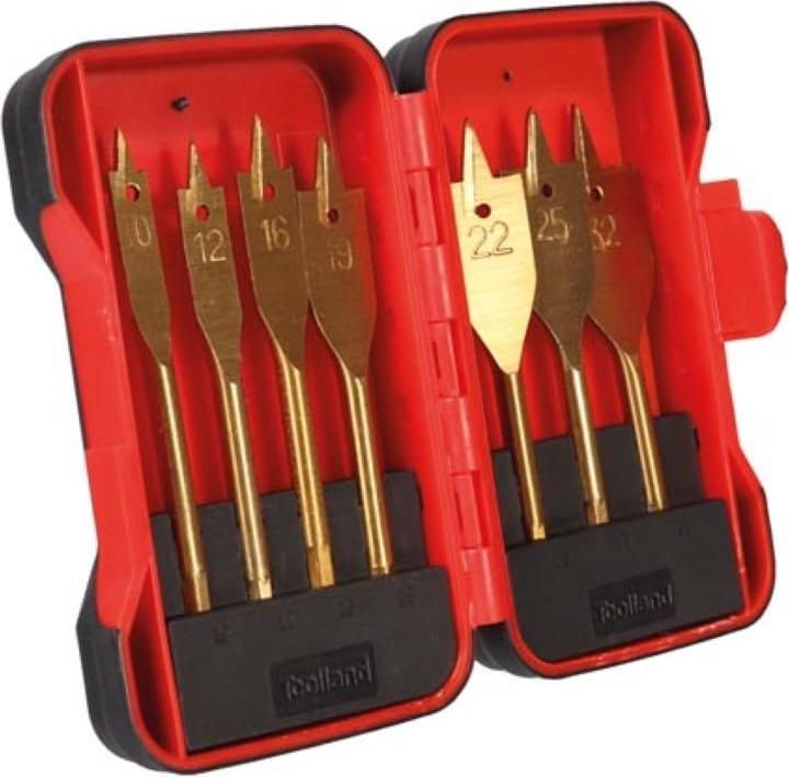 Immagine prodotto Power tools & accessories Set di frese per legno - rivestite in TITAN - 7 pezzi. (7,0 millimetri)