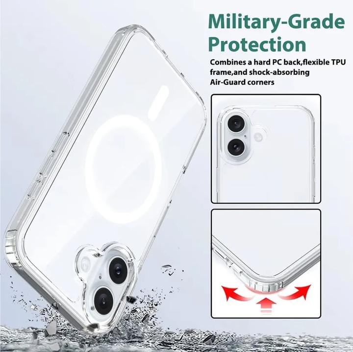 Produktbild PhoneLook Hülle Gummi transparent TPU Silikon (Apple iPhone 16 Plus)