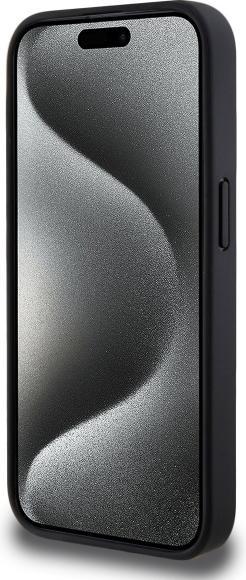 Actual product image Lacoste LCHCP15XGSPBSK iPhone 15 Pro Max 6,7" black hardcase Grip Stand Mono (Apple iPhone 15 Pro Max)