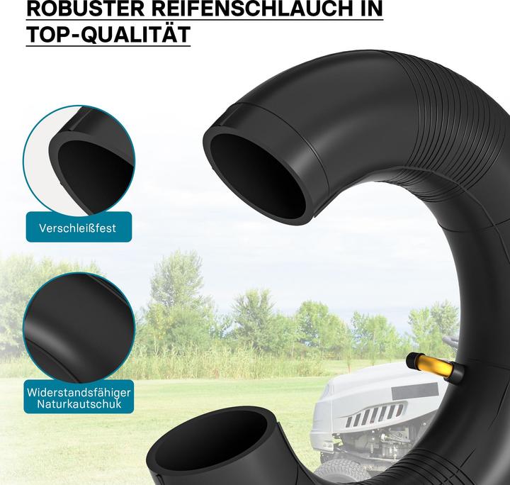 Actual product image Wiltec Standard Inner Tube for Wheelbarrow Size 3.00-4 TR87