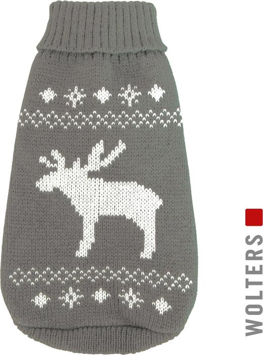 Immagine prodotto Wolters Maglione a maglia Moose per Pugs&Co- (40, Maglione per cani)