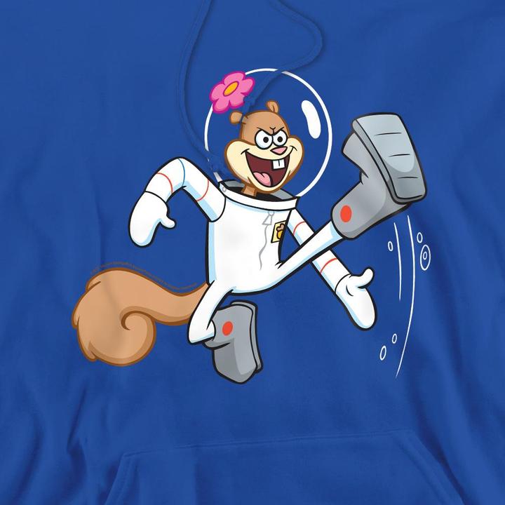 Immagine prodotto Spongebob Squarepants Karate Felpa con Cappuccio Sandy Cheeks Uomo (XL)