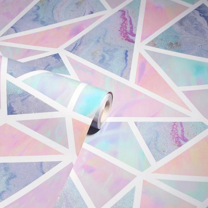 Produktbild Arthouse Tapete Pastel Geometrischer Glitter