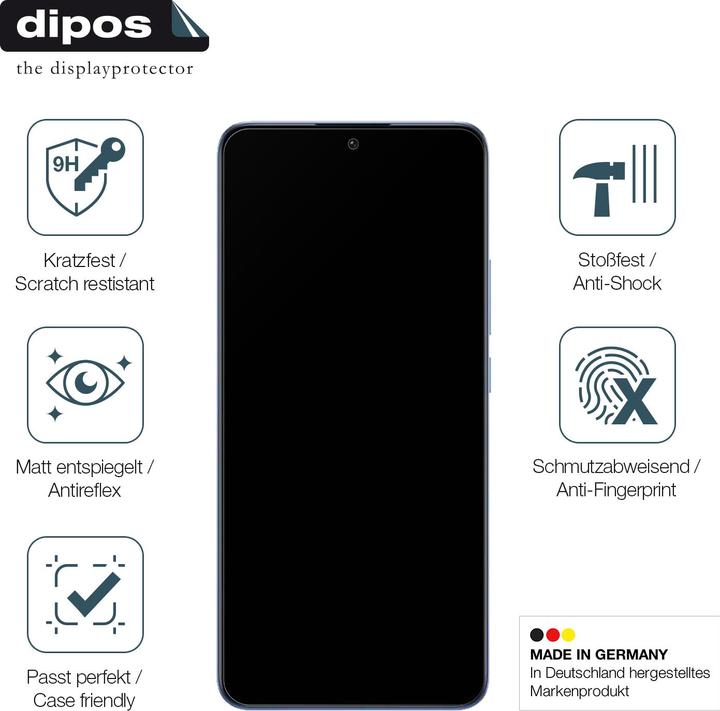 Actual product image Dipos Screen Protector Anti-Shock (2 Piece, Xiaomi 13T Pro)