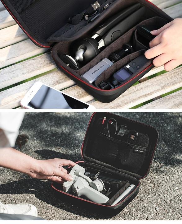 Actual product image Pgytech Osmo Pocket protective bag (DJI Osmo Pocket, GoPro, Insta360)