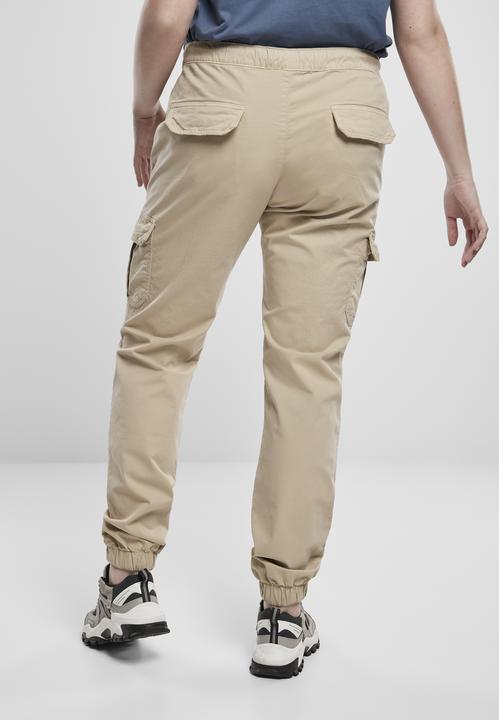 Actual product image Urban Classics Ladies High Waist Cargo Jogging Pants (L)