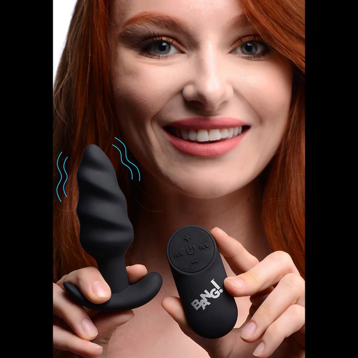 Immagine prodotto XR Brands 21X Plug anale vibrante in silicone con telecomando