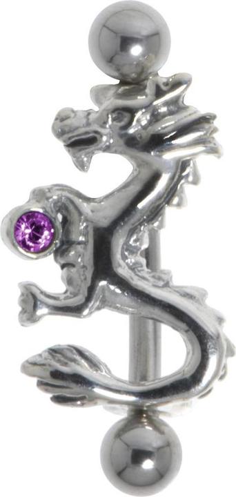 Bijouteria Augenbrauenpiercing (Chirurgenstahl 316L, Kristall, Silber 925)