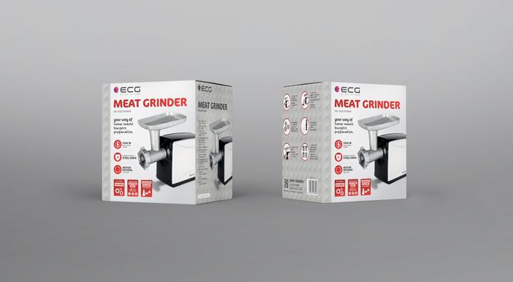 Produktbild ECG MG 2510 mincer Black, Stainless steel, White (1200 W)