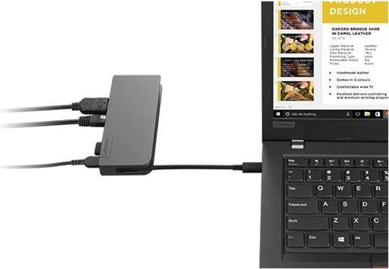 Actual product image Lenovo Travel Hub (USB-C, 8 Ports)