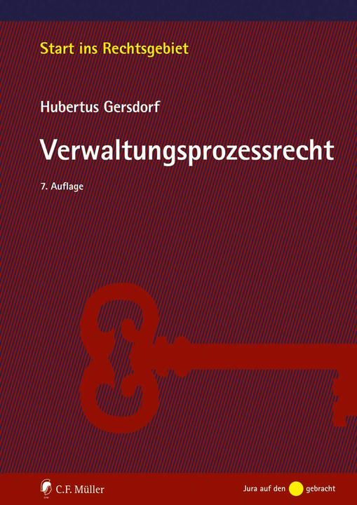 Produktbild Verwaltungsprozessrecht (Deutsch, Hubertus Gersdorf, 2024)