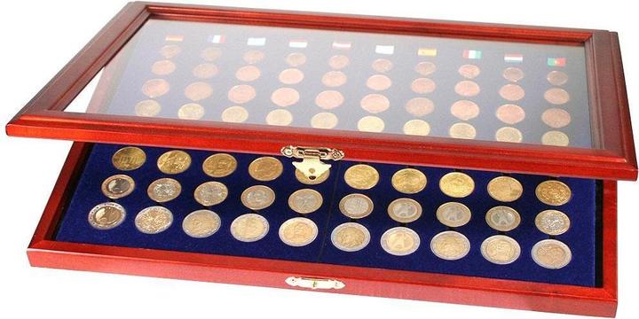 Actual product image Schwäbische Albumfabrik Coin showcases for 10 pcs. complete Euro sets