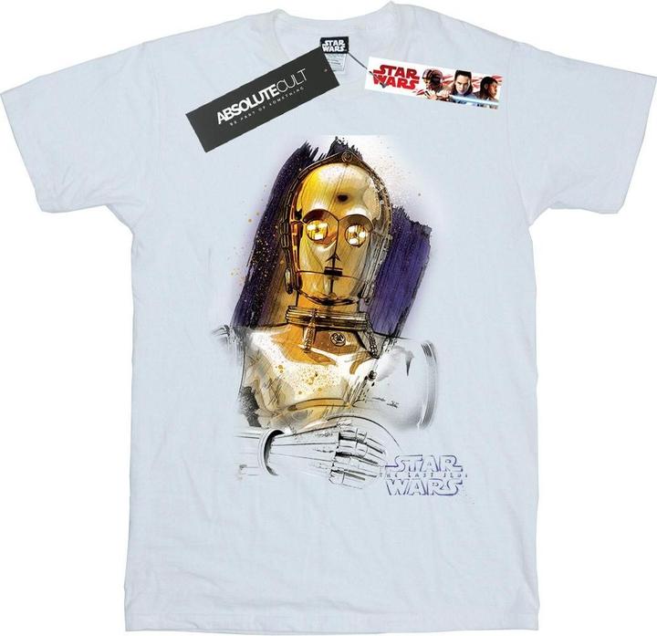 Star Wars The Last Jedi C3PO Brushed TShirt (M)
