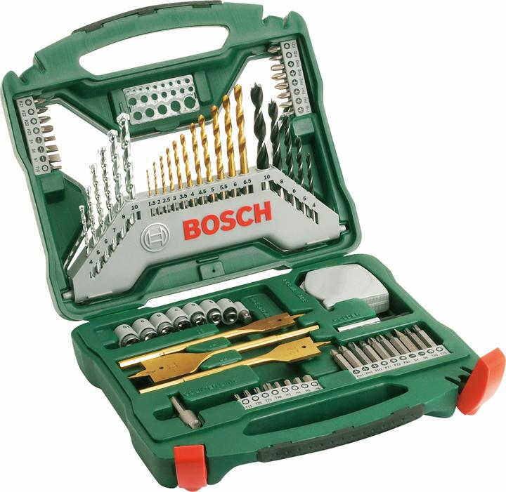 Produktbild Bosch Zubehör X-Line-Titanium Bohrer- und Schrauber-Set, 70-teilig (9 mm, 9.5 mm, 10 mm, 6 mm, 6.5 mm, 7 mm, 7.5 mm, 8 mm, 8.5 mm, 3 mm, 3.5 mm, 4 mm, 4.5 mm, 5 mm, 5.5 mm, 1.5 mm, 2 mm, 2.5 mm)