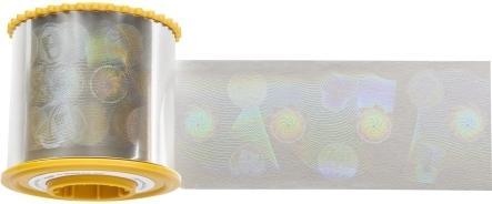 Actual product image Zebra Holo Safe Globe 1mil (725 Piece, 25 µm)