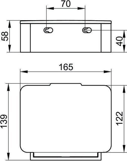 Produktbild Keuco Feuchtpapierbox PLAN alu sil-elo