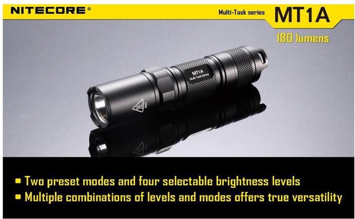 Produktbild Nitecore Mt1a (10.50 cm, 180 lm)