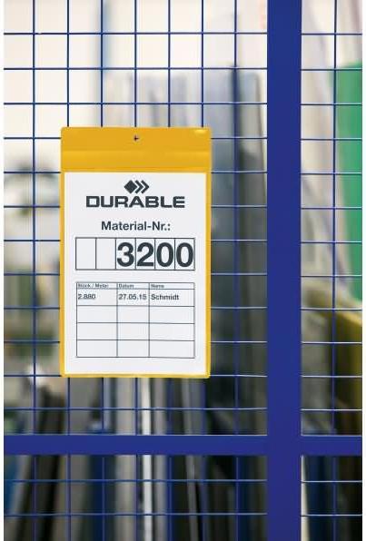 Image du produit Durable Pochettes signalétiques magnétiques avec aimants néodyme (A4, De part et d'autre)