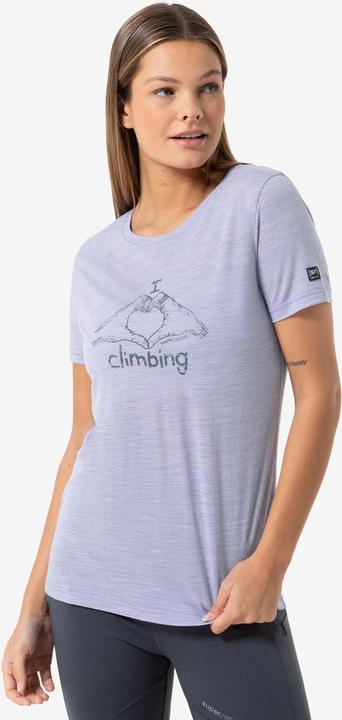 Actual product image Super Natural Women's I Love Climbing Tee (XL)