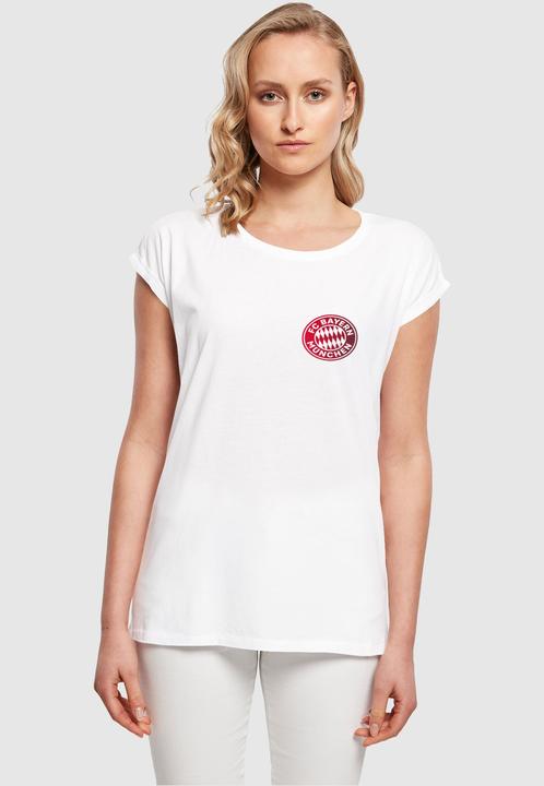 Actual product image FC Bayern München Ladies Mia San Mia V GR Extended Shoulder Tee - 115543 (XS)