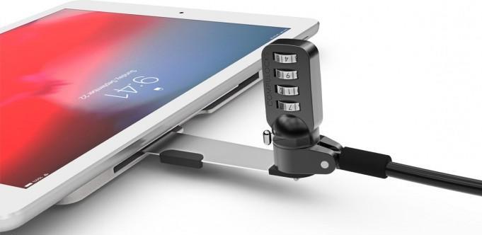 Actual product image Compulocks The BLADE Universal Macbooks, Tablets & Ultrabooks with T-Bar Secuiry Cable Combination Lock,Silver