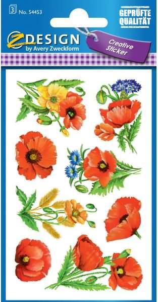 Actual product image Z-Design Sticker Blumen