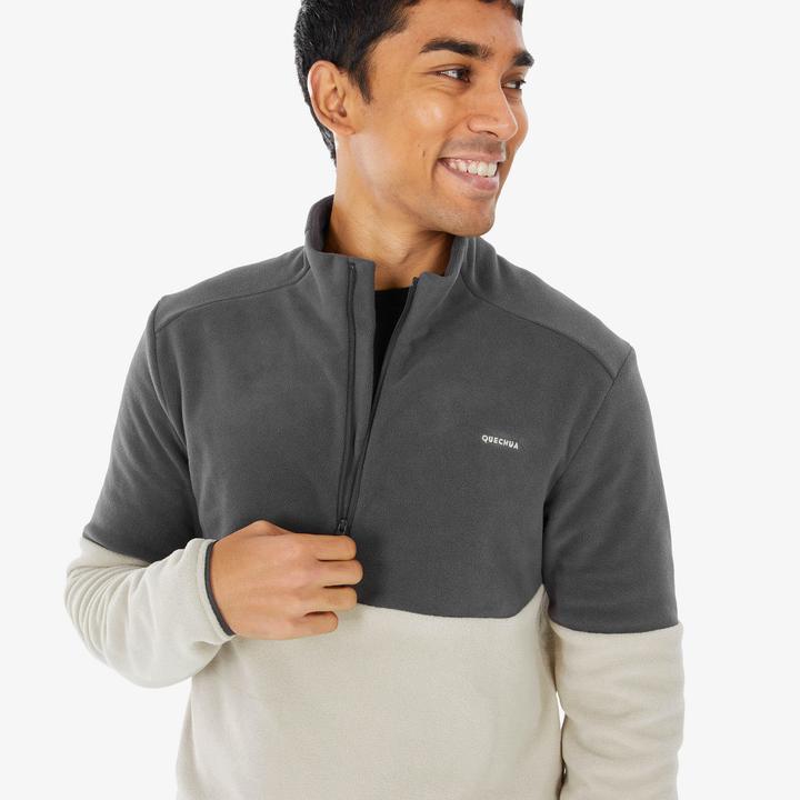 Produktbild Quechua Men's Hiking Fleece MH 500 - Beige (3XL)