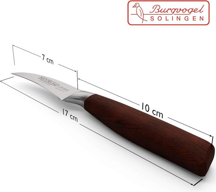 Produktbild Burgvogel Solingen Schälmesser Natura Line, 7 cm (7 cm)
