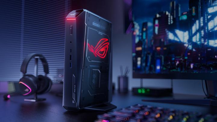 Image du produit ASUS Mini PC ROG NUC NUC15JNK9X389A2, Prozessorfamilie: Intel (32 Go, 1000 Go, GeForce RTX 5070 Ti)