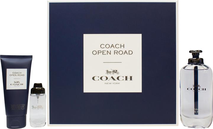 Produktbild Coach Open Road 3er Set für Männer - EDT, 0.5oz EDT Spray, 3.3oz Duschgel (Manicure set)
