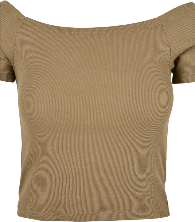Actual product image Urban Classics Ladies Off Shoulder Rib Tee (3XL)