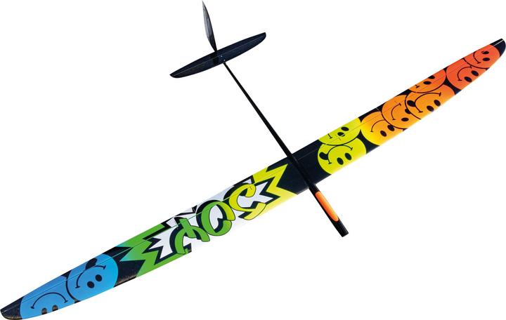 Actual product image Flyinger Joy F5J 2,5m Carbon Normal Version "Smiley" competition model by MH (Mykola Horb