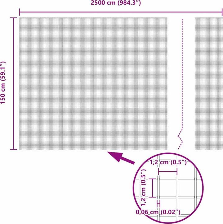 Produktbild VidaXL Schweissdrahtzaun