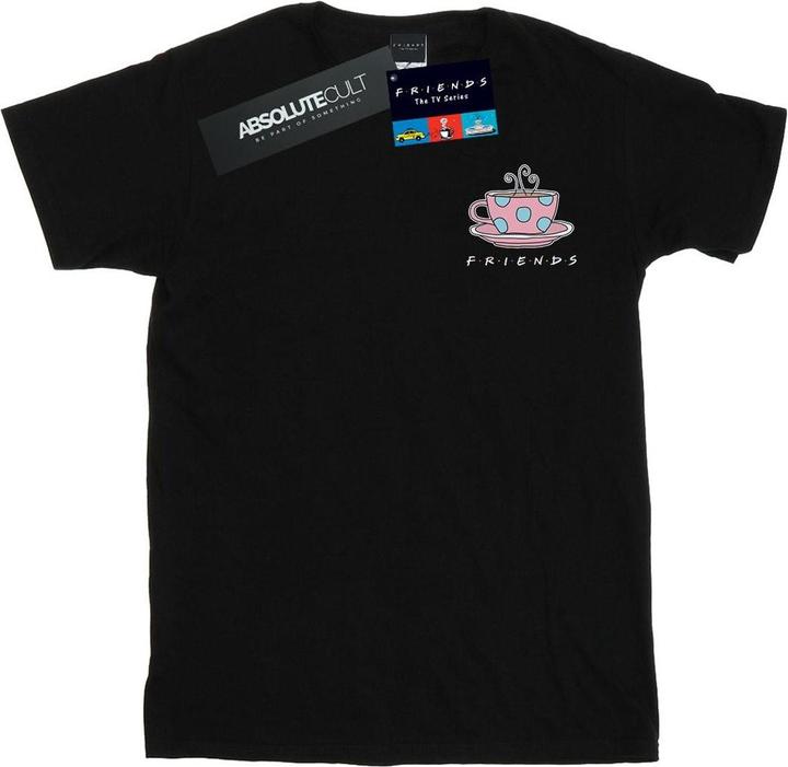 Friends Coffee Cup Breast Print TShirt (L)