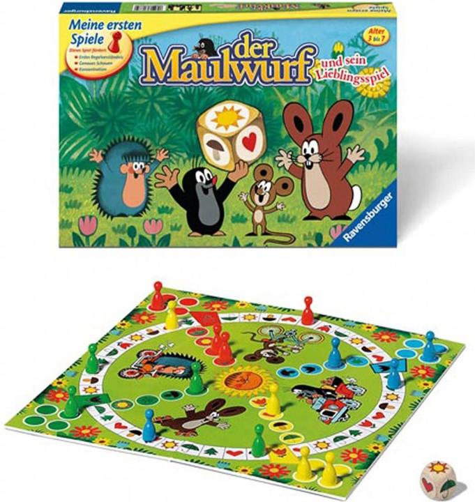 Actual product image Ravensburger The Mole and his favourite game (German)