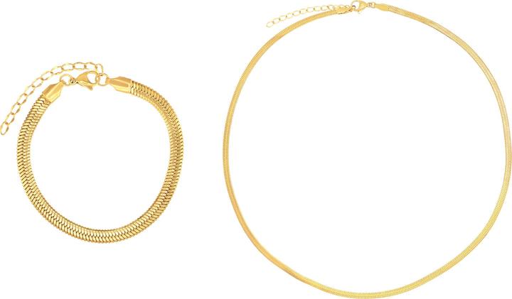 Heideman Set Janne goldfarben (100% Edelstahl)