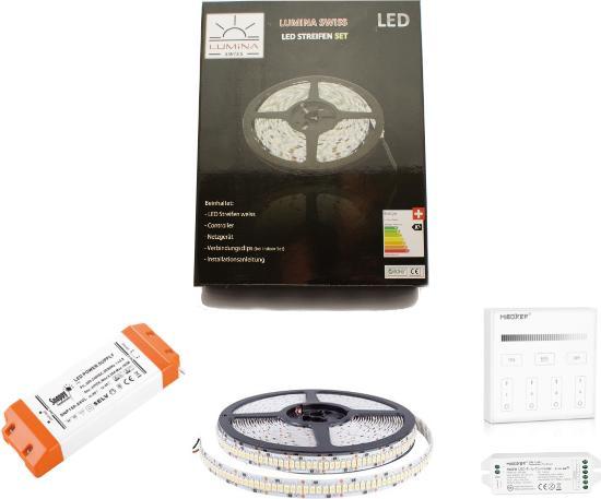 Produktbild Lumina Swiss LED-Streifen-Set 5m UHD Super-Bright 4000K Smartpanel (Neutralweiss, 500 cm, Indoor)