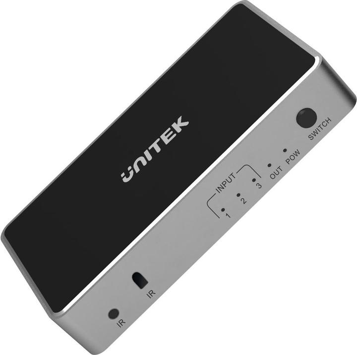 Actual product image Unitek Signal switch HDMI 1.4B 3 in 1 out 4K