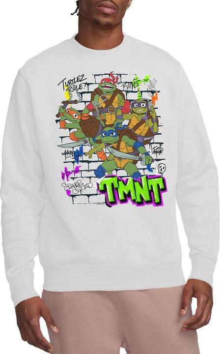 Immagine prodotto Teenage Mutant NT Felpa Muro di Mattoni Poster Adulto Unisex (L)