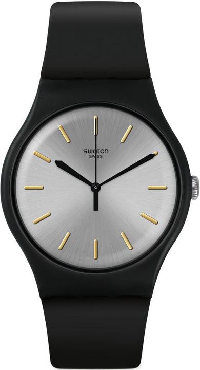 Actual product image Swatch Backtoblack (Analogue wristwatch, 41 mm)